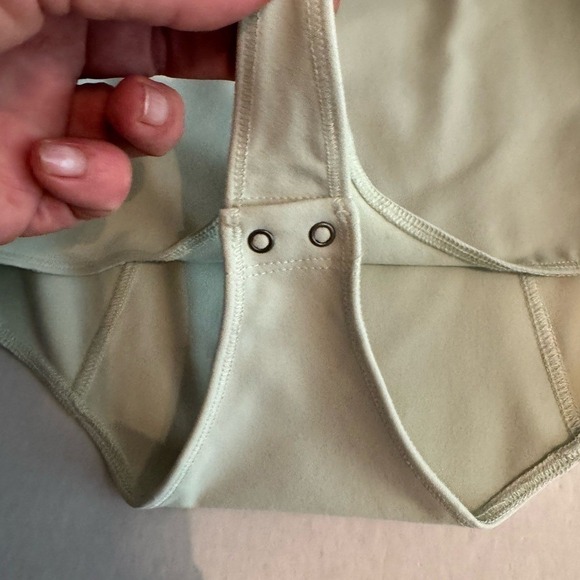 Abercrombie & Fitch Womens Soft Collection Bodysuit Medium Mint Green Clean Girl - Picture 7 of 8